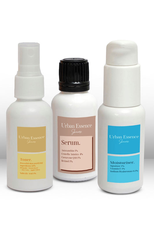 Dry skin combo - toner , serum, moisturizer